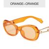 Fashion Oval Sunglasses Women Jelly Color Glasses Retro Sunglass Men Luxury Designer Eyewear UV400 Sun Glass Black Brown Shades
