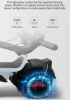 600W Electric balance scooter.  40 km/h speed LCD instrument, portable folding load 120kg climbing 18° range 50-70km LED lighting